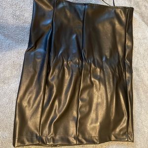 Fashion Nova Faux Leather Skirt